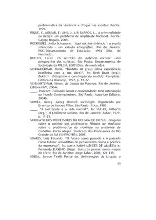 Capítulo violência nas escolas