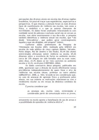 Capítulo violência nas escolas
