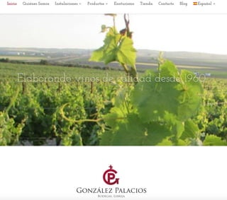 Bodegas González Palacios. Elaborando vinos de calidad desde 1960