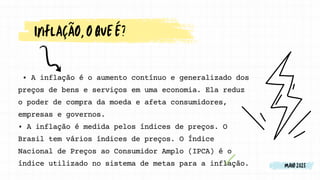 O que é a inflação e quais são os seus tipos? | PDF