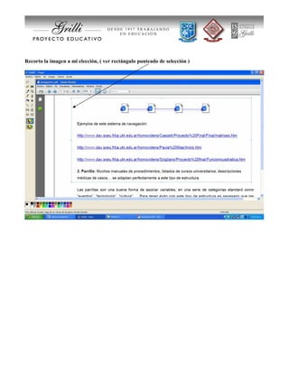 Recorto la imagen a mi elección, ( ver rectángulo punteado de selección )