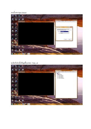 จากนั้นกด Open dataset
จะมีหน้าต่างชั้นข้อมูลขึ้นมาของ Palm_oil
 