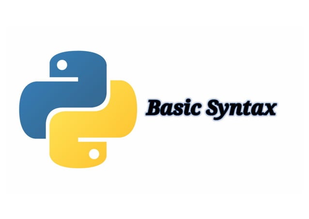 Basic Syntax Of Python By LearntHub | PPT