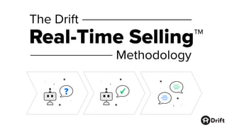 Real-Time Selling™
Methodology
The Drift
?
 
