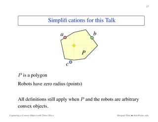 Capturing a Convex Object with Three Discs