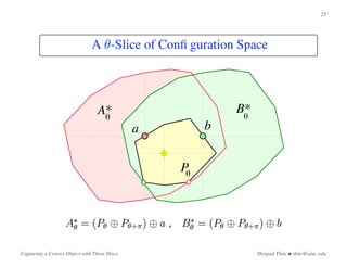 Capturing a Convex Object with Three Discs
