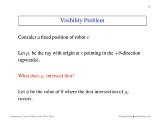 Capturing a Convex Object with Three Discs