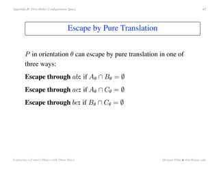 Capturing a Convex Object with Three Discs