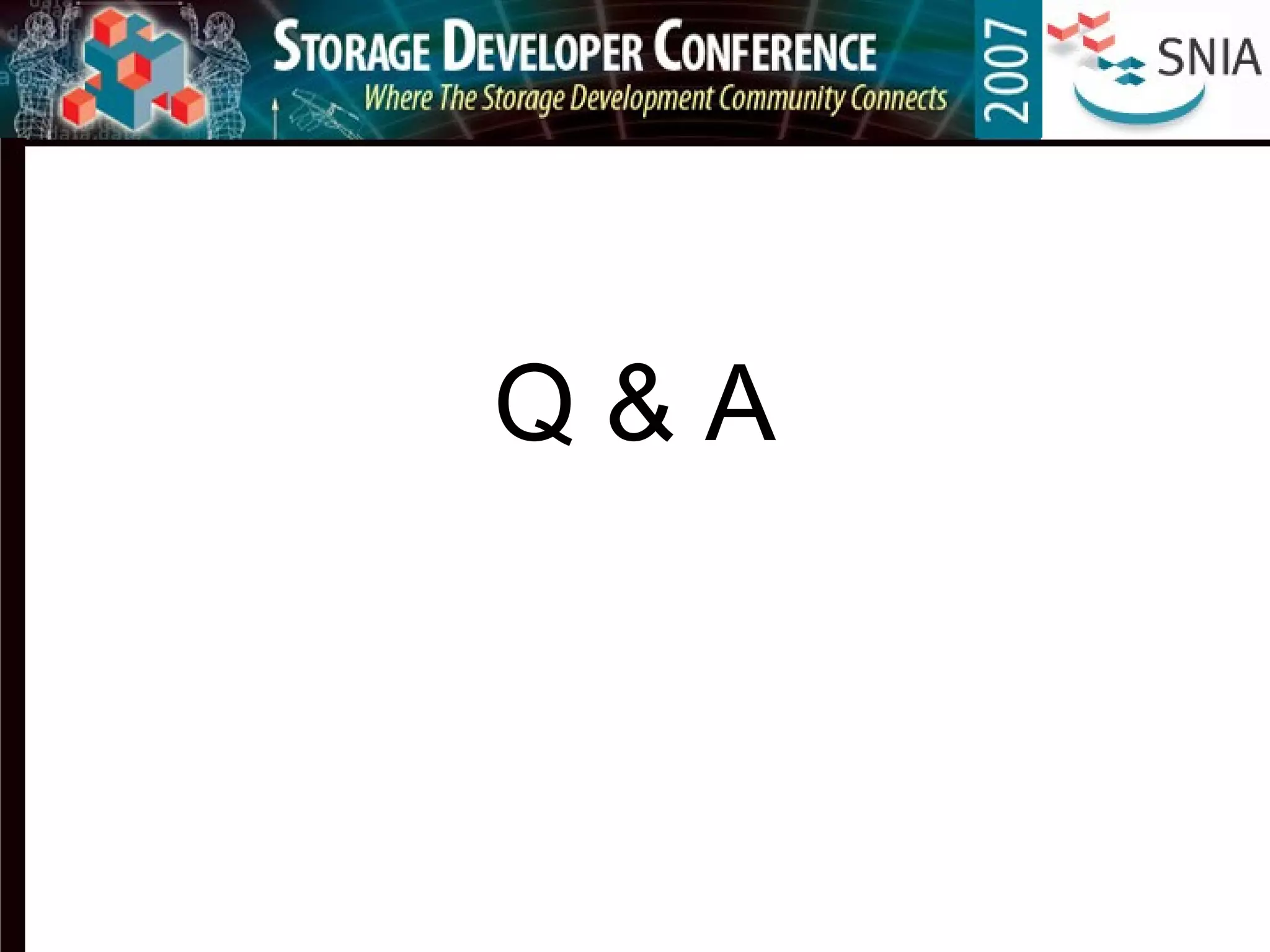 Q & A
 