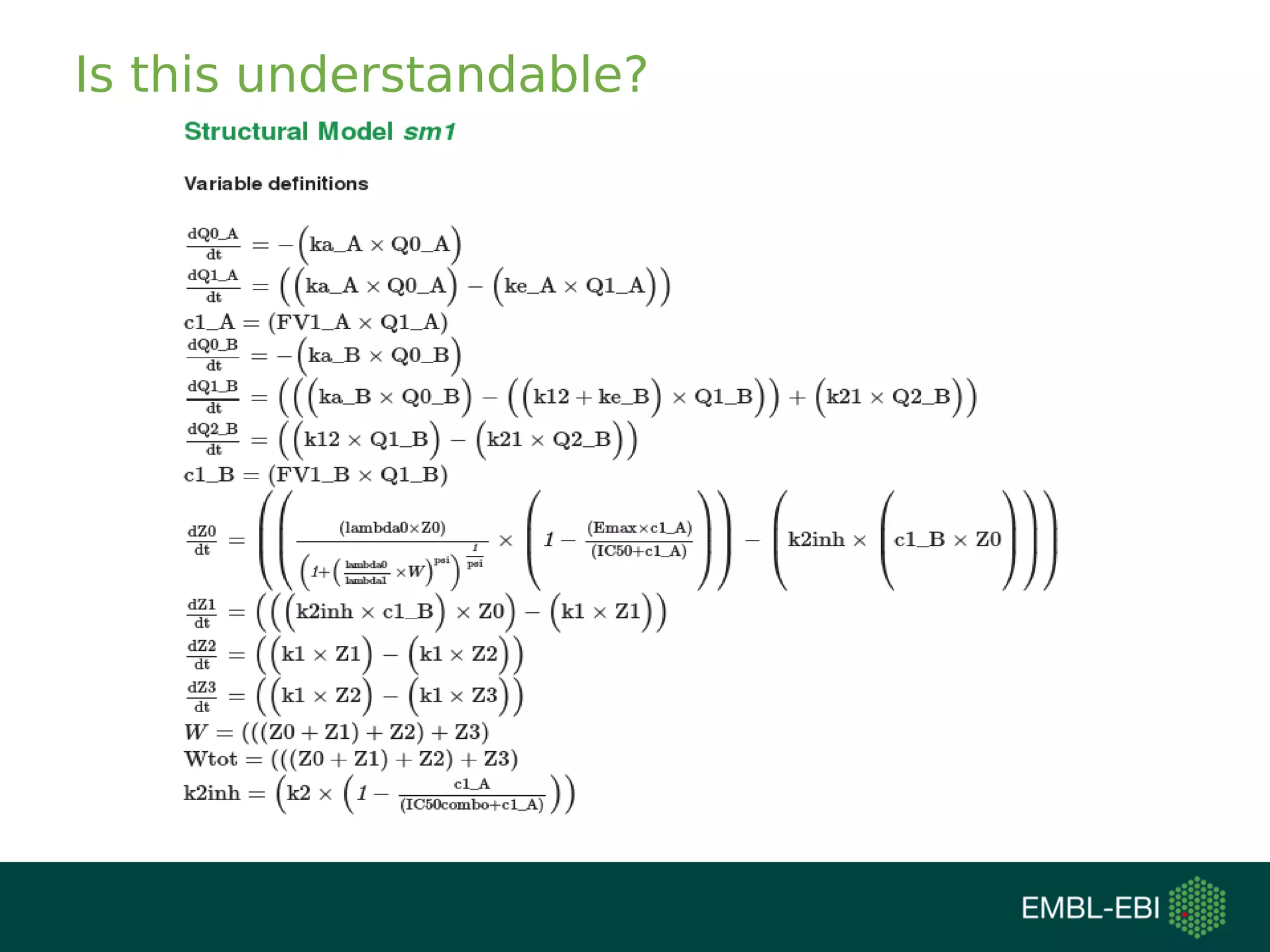 Is this understandable?
 