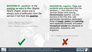 MASONB-31, positive: In the
evening we went to Rev. Baptist
Noel's chapel, where one is
always sure of edification from th...