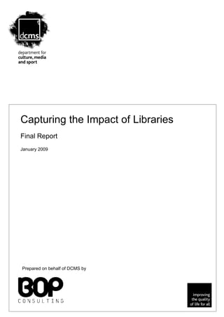 Capturing The Impact Of Libraries