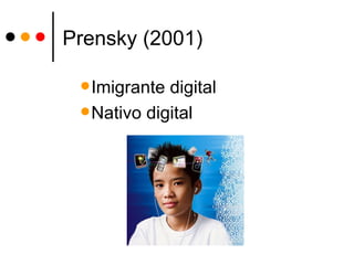 Imigrante digital Nativo digital Prensky (2001) 