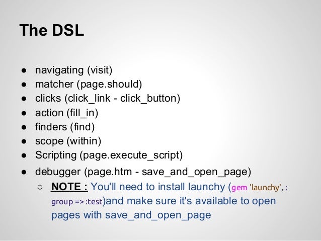 Rspec Cheat Sheet Rspec Cheat Sheet