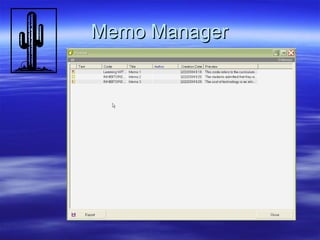 Memo Manager 