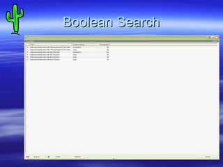 Boolean Search 