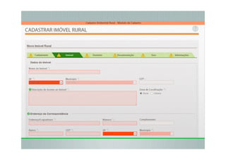 CAR - Cadastro Ambiental Rural