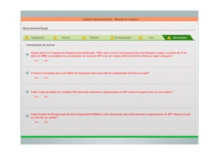 CAR - Cadastro Ambiental Rural