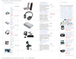 Wholesale Car Electronics - Car Gadgets - Auto Electronics from China

       Surveillance Equipment - Spy                                                                           Mini Digital Video                             计 Link Exchange 寻找优秀的中国
                                                                                                              Camera 30FPS - DVR                                     电子产品供应商
                  Bestsellers                                                                                 Specifcation * Mini camera * $36.90
                                                                                                                                                             Popular on happyshoppinglife sites:
                                              HSL-DV-01                                                       Voice-activated standby time
                                                                                                                                           ... more info      car dvd player - China wholesale -
                                                                                                              is up to 500 hours *
                              Video                                                                                                                           computer laptop - mobile phone -
                                                                                                              Continuous video recording
                              Parking                                                                         time more than 4 hours *                         watch mobile - GPS navigation -
                              Sensor with                                                                     Support 1G- 32G TF...                          Portable DVD player - MP4 watch -
                              Back Up
                                                                                                              Wireless IR Headphone                          electronic cigarette - GPS car dvd -
                              Camera
                                                                                                              Stereo - Two Channel           $18.89 $15.99     electronic gadgets - digital photo
                              $51.20
                              $41.99                                                                          Specification * Infrared       Save: 15% off     frame - mp3 player mp4 player -
                              Save: 18%   HSL-CA-01                                                           wireless stereo headphone *                     DVD Player for special car brand -
                              off                                                                             Two channel -Carrier           Add: 0           Car Accessories & car electronics -
                                                                                                              frequency: - A channel:
                                                                                                              2.8MHz for right channel;                      Car Alarm System - Digital Camera
                              ISDB-T                                                                          2.3MHz for left channel -...                       Share |
                              Digital
                                                                                                              ISDB-T Digital Television
                              Television
                                                                                                              Receiver
                              Receiver                                                                                                       $46.10
                              $46.10                                                                          General Function: ISDB-T
                                              HSL-CA-11                                                       One Seg Module for South
                                                                                                              America and Japan. Suitale for Add: 0                        Special DVD Radio
                              Wireless IR                                                                     LCD TV, TFT LCD, Car                                         with Navigation DVB-T
                              Headphone                                                                       DVD Player Products.                                         USB SD for Hyundai I30
                              Stereo -                                                                        Specification * Receviving...                                $359.10 $316.99
                              Two                                                                             Car Reversing Set - LCD                                      Save: 12% off
                              Channel                                                                         Screen with Rearview
                              $18.89                                                                          Camera and Sensors             $75.21                        Autoradio with DVD
                              $15.99                                                                                                                                       Navigation Digital TV
                                                                                                              Rear View Monitor Parameter
                              Save: 15%   RS2522
                                                                                                              * Screen size: 3.5 inch * High Add: 0                        ISDB-T for Toyota Yaris
                              off
                                                                                                              resolution TFT-LCD monitor                                   $359.10 $314.99
                                                                                                              960 x 240 * Video System:                                    Save: 12% off
                              One Way                                                                         PAL/NTSC available * Power
                              Car Alarm                                                                       supply:...
                                                                                                              Night Vision Mini DVR                                        7 Inch Car Multimedia
                              System with
                                                                                                              with 2.5 Inch LCD                                            Player DVD, GPS,
                              LED
                                                                                                                                                                           Parking Sensor and
                              Indicator                                                                       Monitor
                                                                                                                                           $45.60                          Camera
                              $22.51                                                                          Specfication * Night Vision
                                              HSL-DV-05                                                                                                                    $304.85 $280.99
                                                                                                              Mini DVR with 2.5 Inch LCD ... more info                     Save: 8% off
                                                                                                              Screen * Automatically take
                              Automatic
                                                                                                              video when you turn on the
                              Car                                                                             ignition and shut down after                                 CCTV Security Camera
                              Remote                                                                          turn off...                                                  with 3/1 Sony EXview
                              Starter                                                                                                                                      HAD CCD
                              $29.60                                                                                                                                       $56.91 $51.99
                                                                                                                                                                           Save: 9% off



http://www.happyshoppinglife.com/car-accessories-car-electronics-c-37_39.html（第 2／8 页）6/20/2012 12:54:32 PM
 