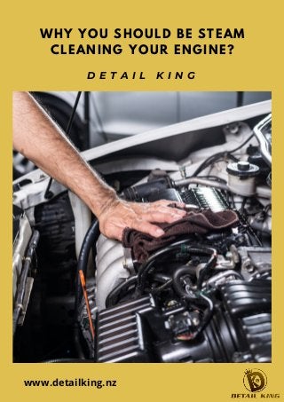WHY YOU SHOULD BE STEAM
CLEANING YOUR ENGINE?
D E T A I L K I N G
www.detailking.nz
 