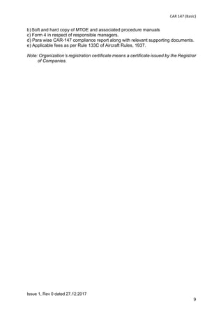 Car 147 Basic | PDF