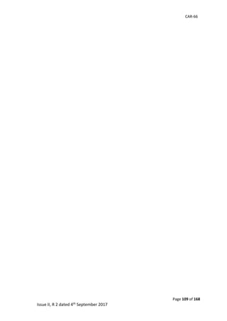 CAR-66
Page 109 of 168
Issue II, R 2 dated 4th September 2017
	
	
	
	
	
	
	
 