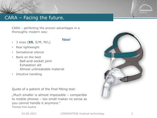 Cara mask for cpap devices | PPTX