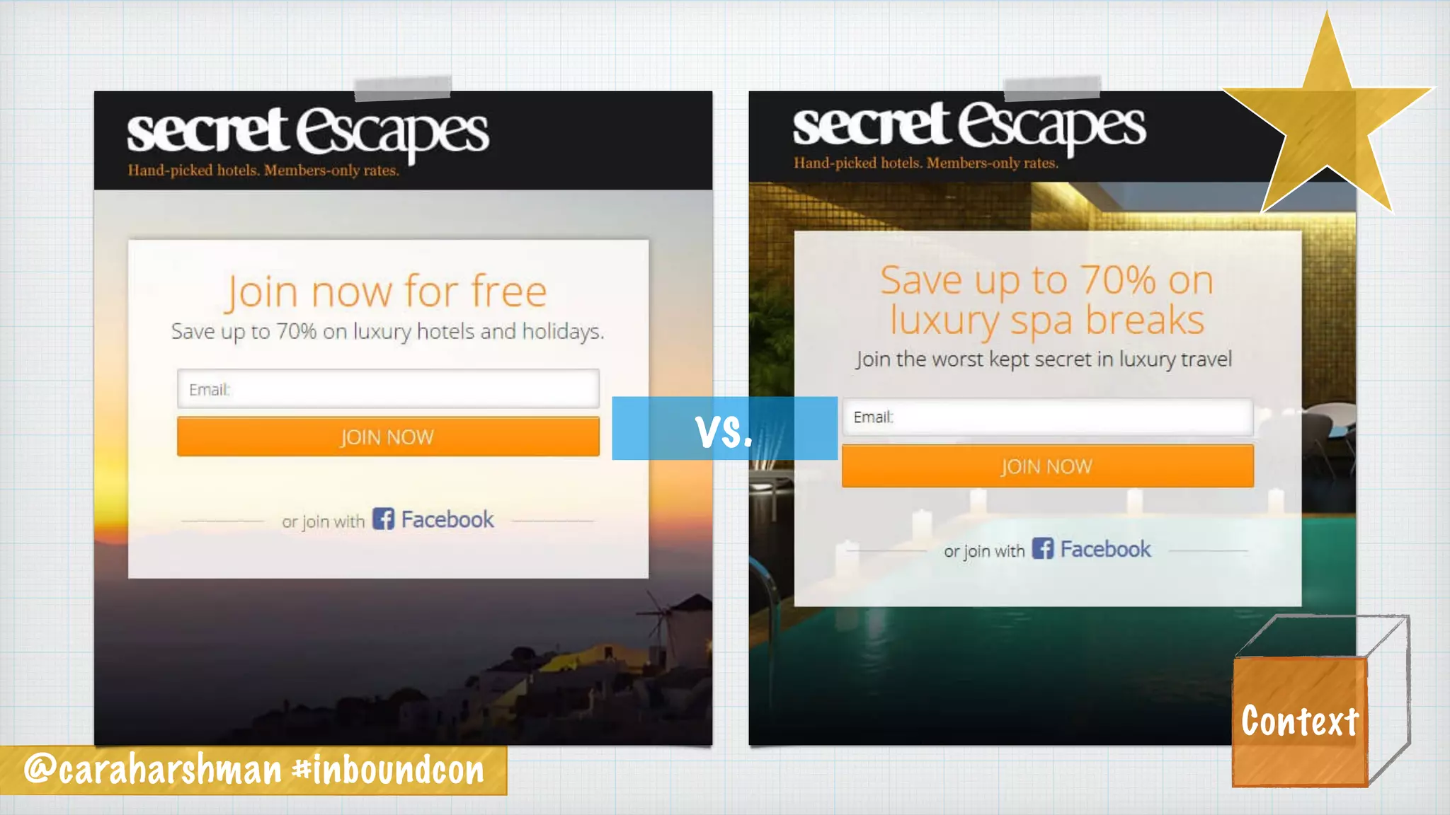 @caraharshman #inboundcon
Context
vs.
 