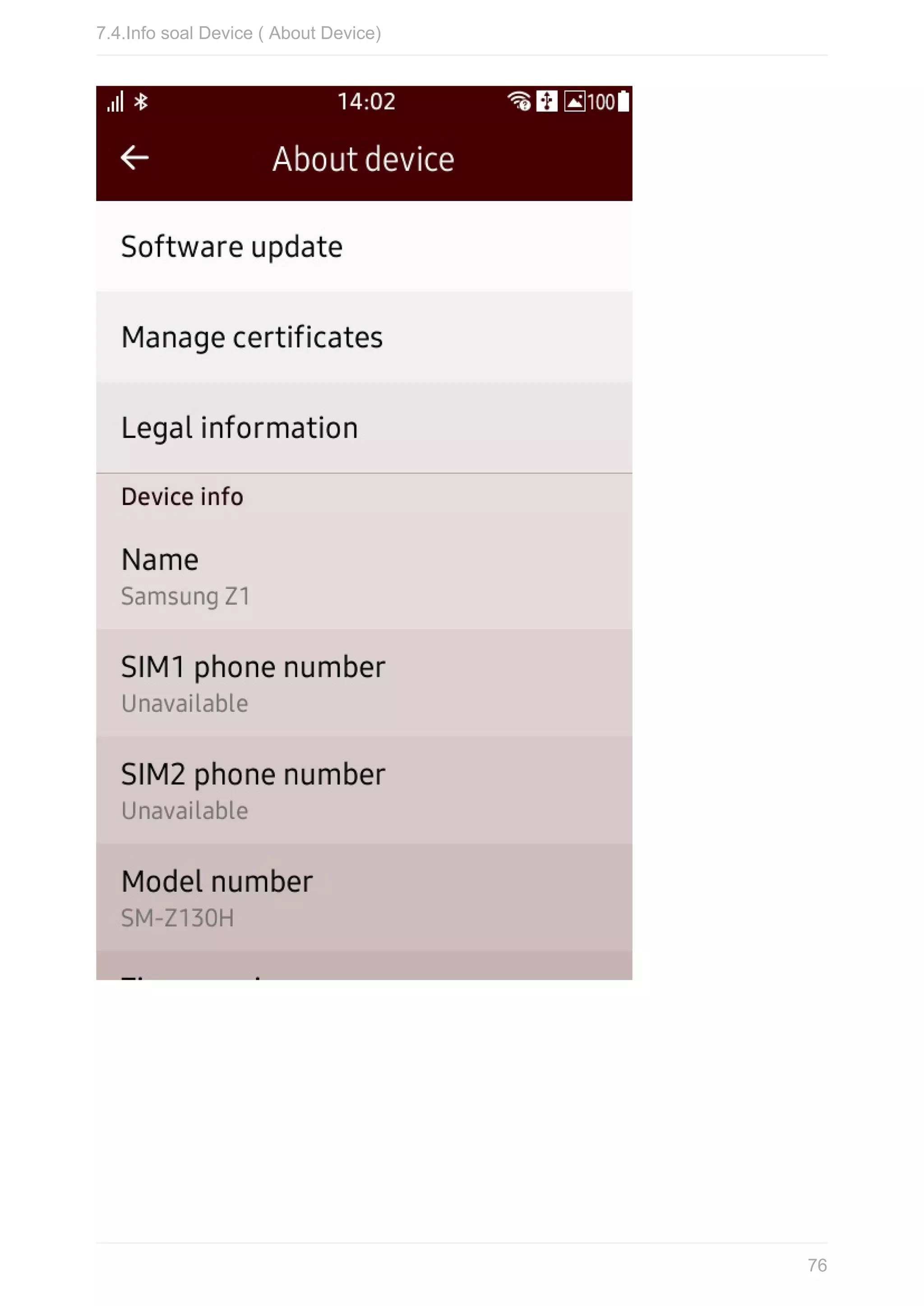 7.4.Info	soal	Device	(	About	Device)
76
 