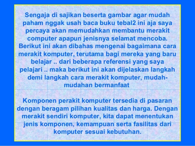 Cara merakit komputer beserta gambarnya lengkap1