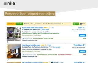 Personnaliser l’expérience clientPersonnaliser l’expérience client
 