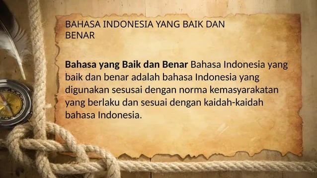 cara berbahasa indonesia yang baik dan benar | PPT