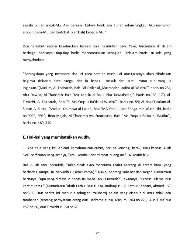 Cara Berwudhu Nabi Muhammad Saw