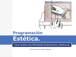 Aesthetic programming - Programación estética | PPTX