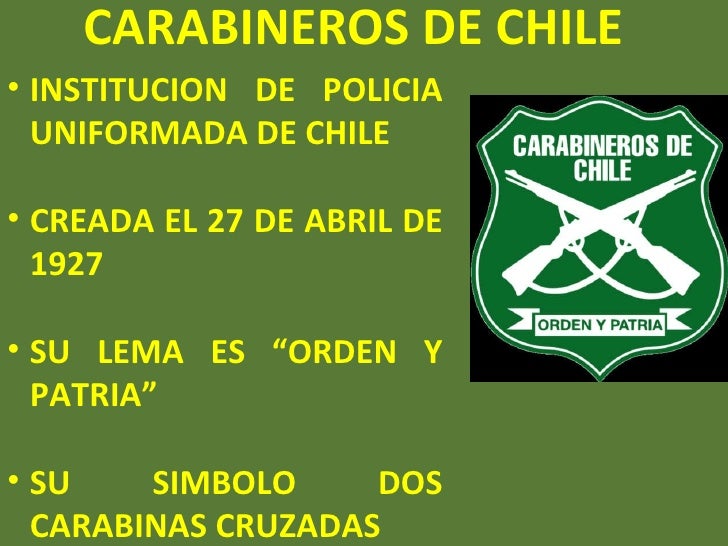 Carabineros De Chile Trabajo Mattias Carabineros De Chile Trabajo Mattias