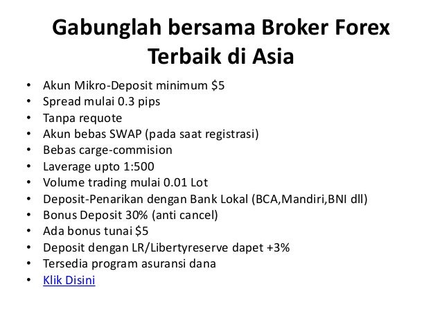 Etrade akun forex minimum