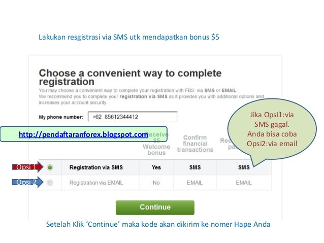 Buka akun demo fbs
