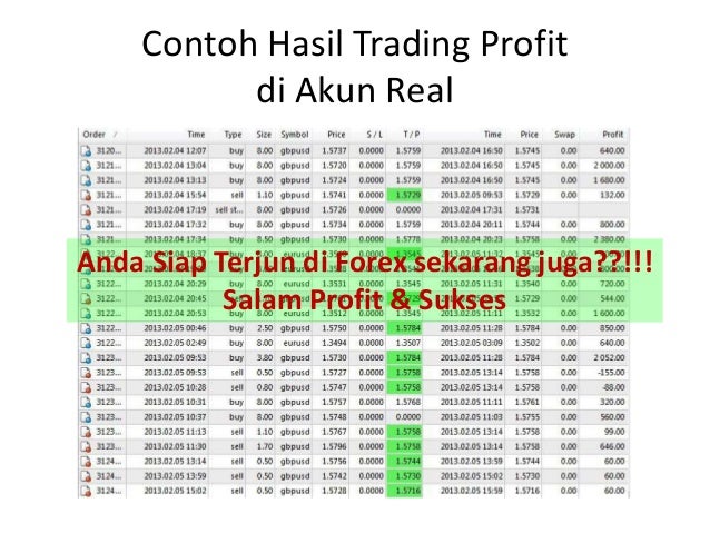 Cara cepat dapat profit di forex