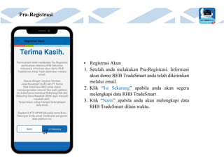 Template Rhb Tradesmart CARA BUKA AKUN RHB sekuritas akun invest | DOCX