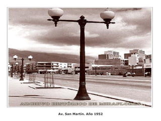 Av. San Martín. Año 1952
 