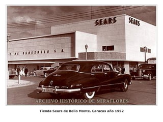 Tienda Sears de Bello Monte. Caracas año 1952
 