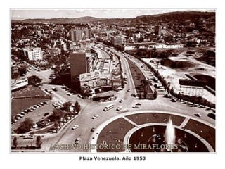 Plaza Venezuela. Año 1953
 