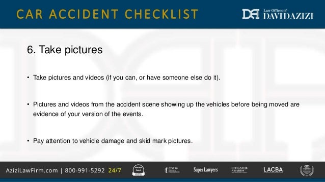 Car Accident Checklist - Download, Print, Put in Your Vehicle