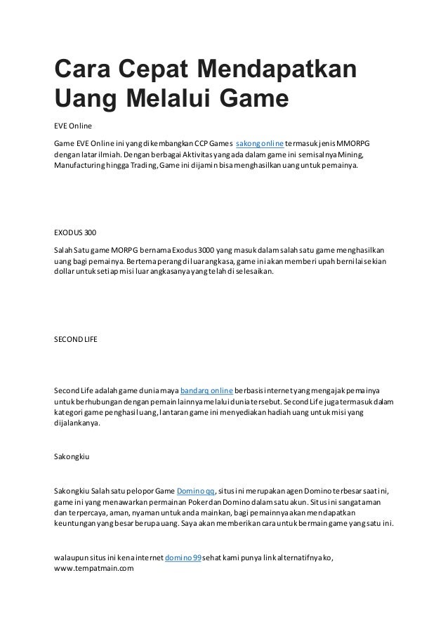 cara mendapatkan uang dari eve online strategi perdagangan opsi baru