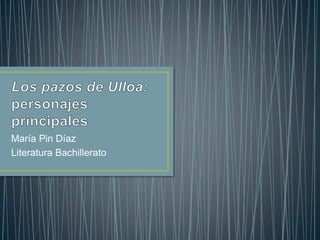 María Pin Díaz
Literatura Bachillerato
 