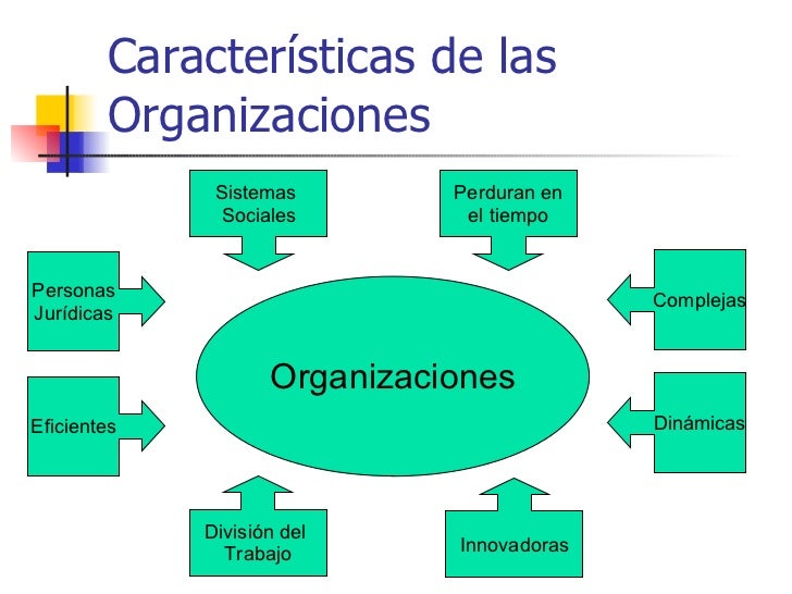 Resultado de imagen para Característica de una Organización