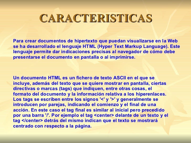 Caracteristicas De Multimedia