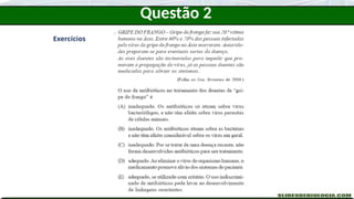 Exercícios
Questão 2
 