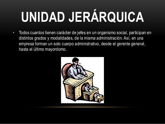 Caracteristicas administracion