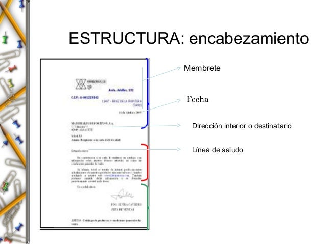 Caracteristicas carta comercial